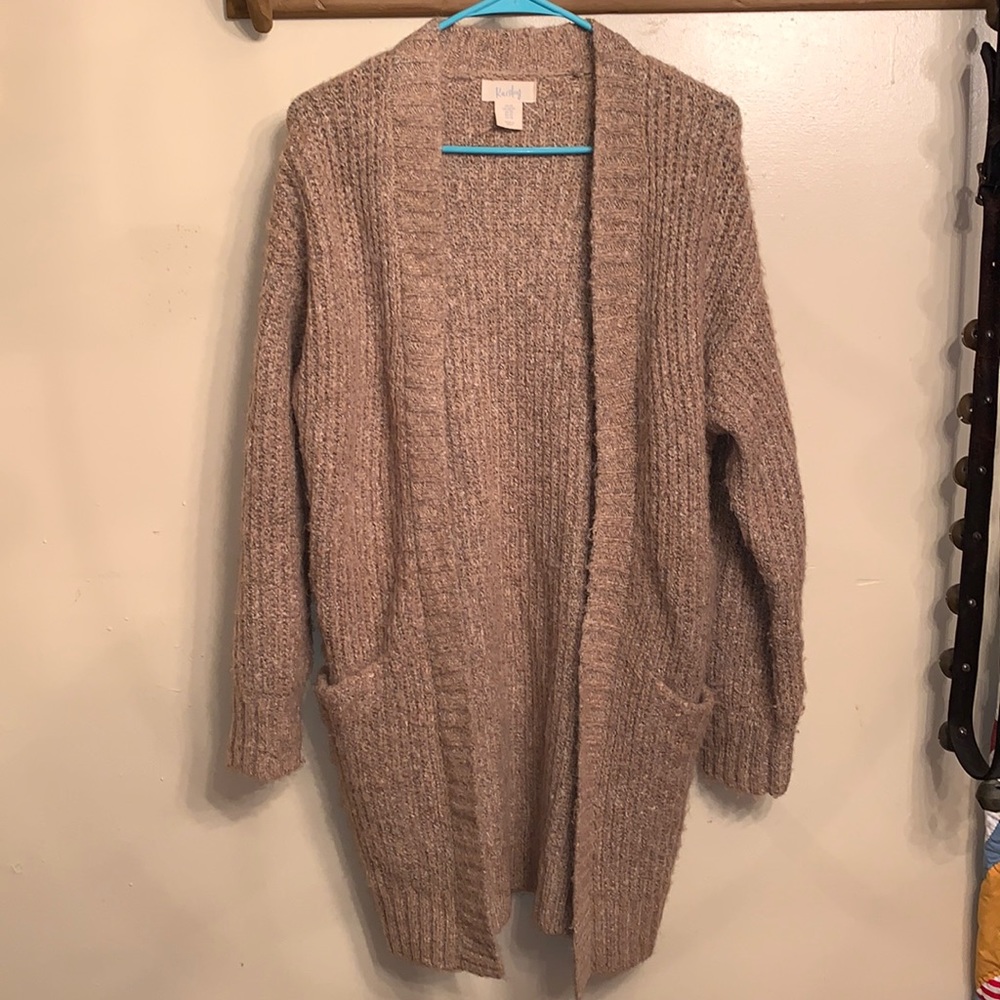 Brown cardigan